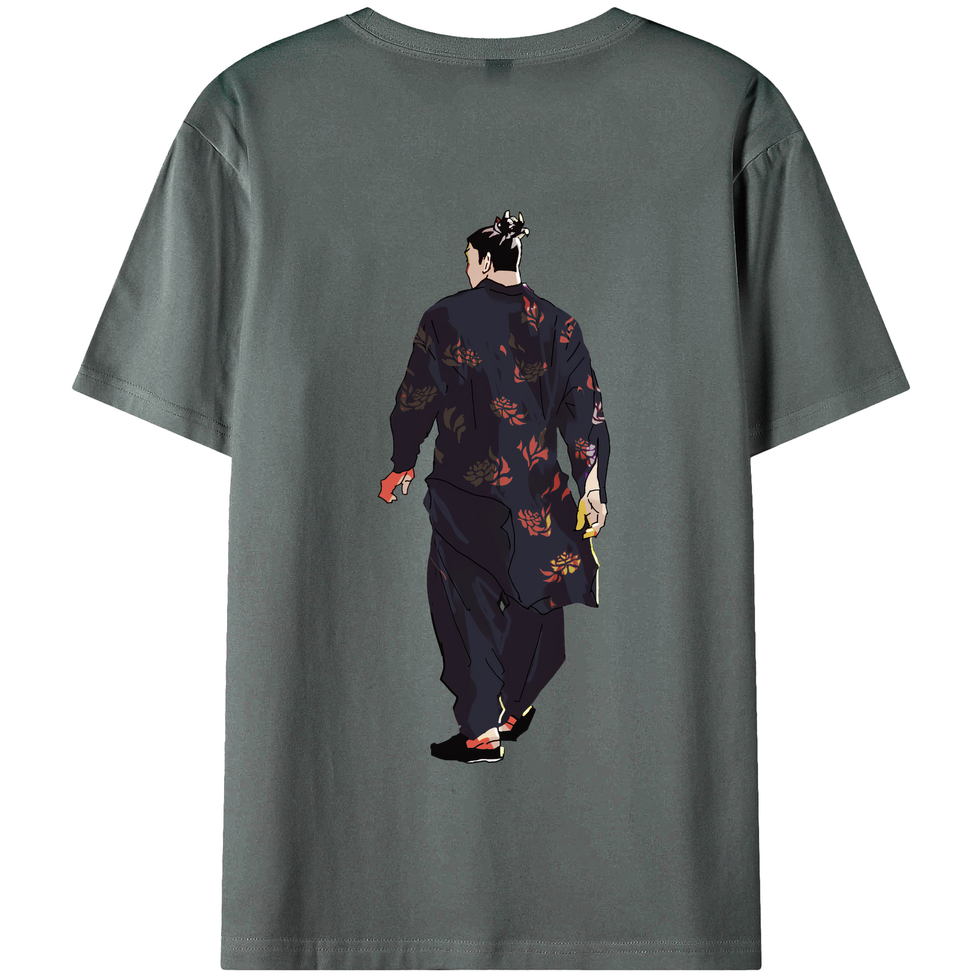 （画像用） 呪術廻戦 Jujutsu Kaisen 綿100％半袖Tシャツ（背面プリント）